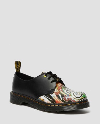 Dr Martens 1461 Basquiat Leather Oxfordky Damske Čierne Viacfarebný | 7209-QLHFA
